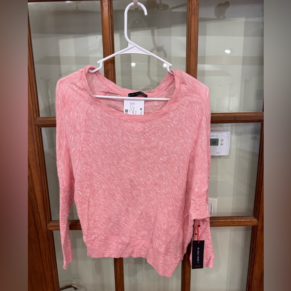 New Black Tape Pink Long Sleeve Women's Top